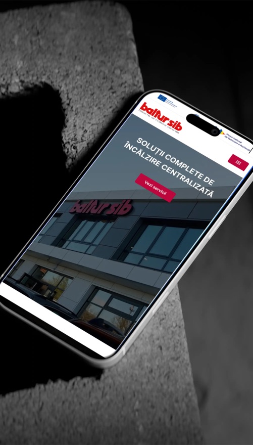 Baltursib — Site de prezentare, proiect realizat de DATABYTE